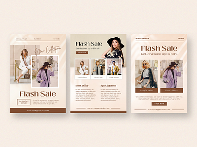 Flash Sale Fashion Flyer graphic design
