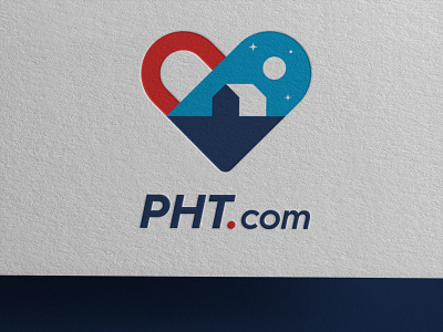 Stacked Logo for PHT branding design icon identity illustration logo minimal ui