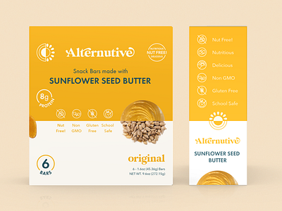Packaging Design for Alternutive Snack Bars branding design logo minimal packaging packaging design