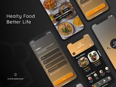UI UX Cooking App Ayo Masak branding design graphic design mockup ui uiux ux wireframe