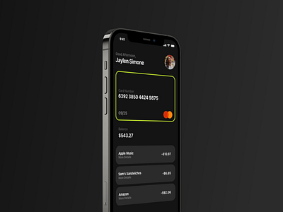 Card Transaction UI