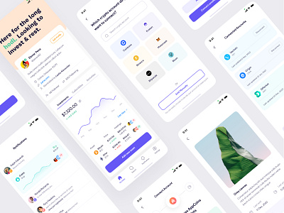 Nobank - Invesment App Design 2022 app banking clean clean ui creative design financial financial app invesment investment app minimal modern money trending ui uiux ux