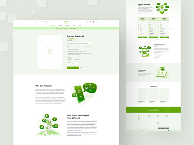Zain - Postpaid & Prepaid Package Website 2022 clean clean ui creative design modern postpaid postpaid package prepaid prepaid package trending ui uiux ux web design website zain