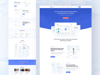 Funnelish - Clickfunnels Dashboard SaaS Website