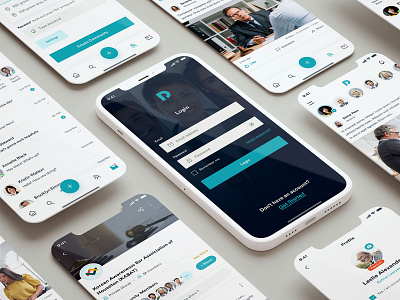 DiversePro - Lawyer Community App android app app design clean clean ui creative design ios app law law app lawyer lawyer app lawyer community legal minimal mobile app modern trendy ui uiux ux