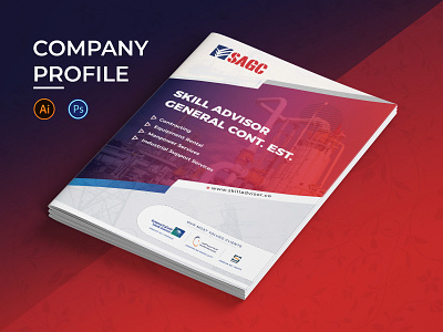 Company Profile Brochure booklet booklet design booklets brochure catalogue company company profile company profile design layout magazines profile template