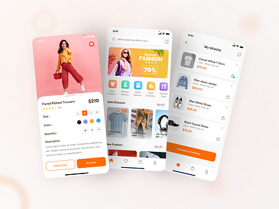 Sparkcart - Online Shopping Mobile App 2022 app apps clean clean ui creative design ecommerce ecommerce app ecommerce design ecommerce shop mobile apps mobile ui online store shopping app ui uiux ux