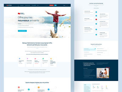 National Bank of Canada (BNC) - Offer Page for PVTISTES 2022 bank landing bank landingpage bank offer page bank website bank website design banking clean clean ui creative design digital banking finance money offer page design pvtistes trendy design ui uiux ux