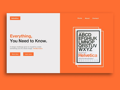 Helvetica Homepage