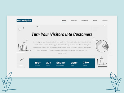 Marketlytics - Landing Page Design