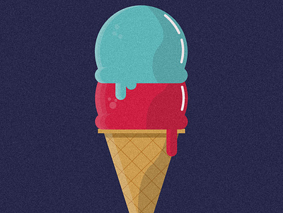 Icecream design illustration iphone wallpaper