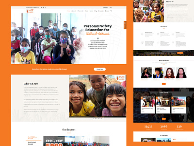 NGO Website Redesign ui ux web