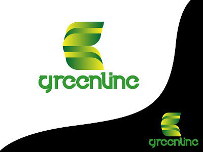 Greenline modern logo design