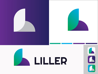 L logo mark | Modern logo design