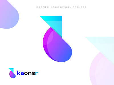 Kaoner logo desgn | Modern logo design a modern logo brand logo branding business logo design graphic design icon letter logo logo logo design logo design modern minimal minimalist modern modern business logo modern design modern logo modern logo design modern logo for business typography