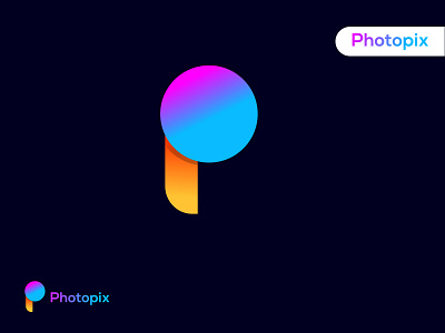 Photopix | Modern logo design app logo branding creative logo gradient gradient logo gradient logo design gradientlogo letter logo logo design logo maker logotype modern logo modern logo desihn modern premium logo p letter logo p logo p logo mark professional logo professional logo design software logo