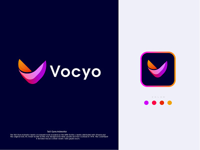 Vocyo - modern logo