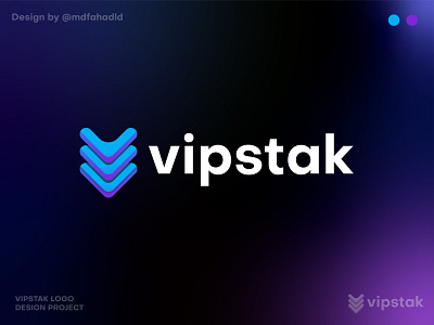 vipstak - modern logo