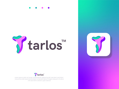 modern letter t logo brand identity branding colorful design design logo gradient logo design graphic design hire logo designer logo logo designer logo folio modern modern logo modern logo design startup logo technology logo vector