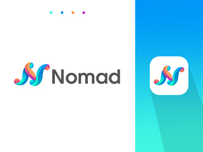 Nomad logo design by Fahad Rohan on Dribbble