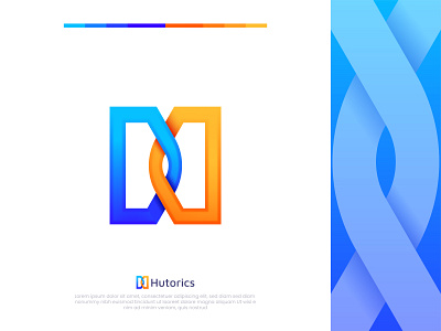 H letter logo - Modern gradient logo