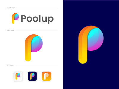 P letter p logo p p logo p mark p mark logo pool logo