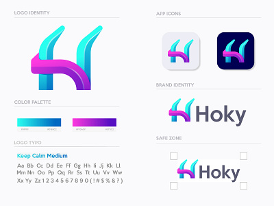 H logo mark - Brand Identity