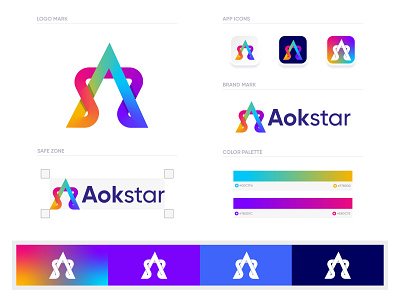 Letter A + Star Logo | Branding