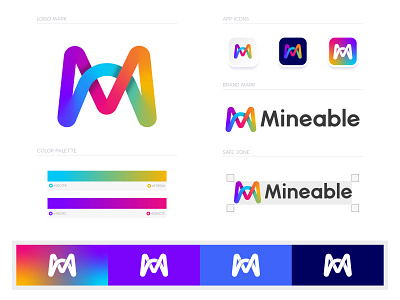 M logo mark - Mineable