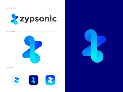 Z logo design - Z+Music Logo