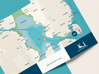 Sailing map map norway sailing