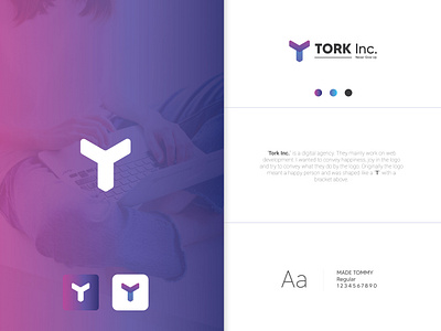 Tork Inc Logo 2021 trend best logo branding digital agency logo free t logo t lettermark logo tech logo technology logo trending logo 2021