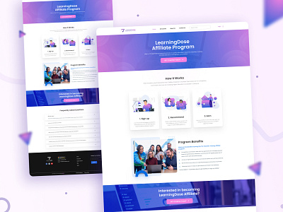 Landing Page Design for LearningDose