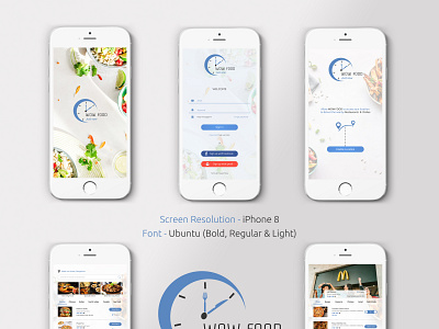 Online Food Delivery App branding mobile app ui ux ux