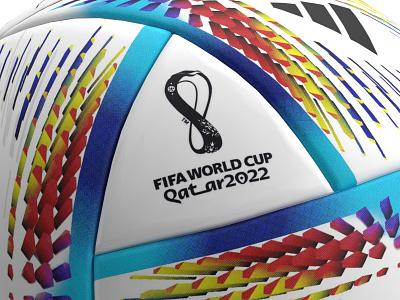 Qatar 2022 Fifa World Cup ball branding fifa fifa football football graphic design logo qatar 2022 world cup