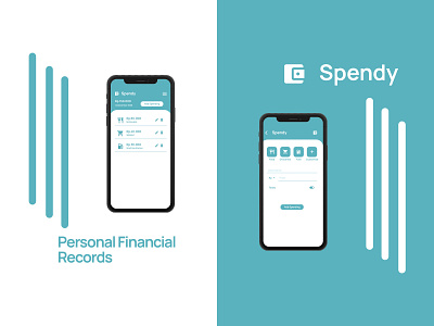 Spendy - Personal Financial Records APP Design