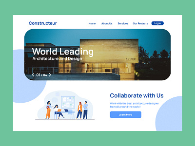 Constructeur Website Design design flat minimal ui ux web website