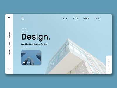 Arch Website Design architect architectural architecture branding design flat minimal ui ux web website