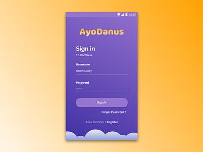 Sign In Page danus design indonesia money hunter page sign in ui ux