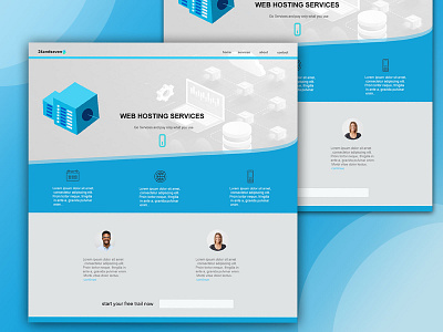 Final layout for web services page