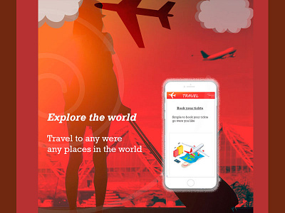 Travel App Template design