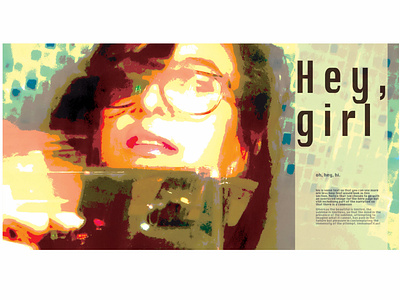 hey girl design editorial design