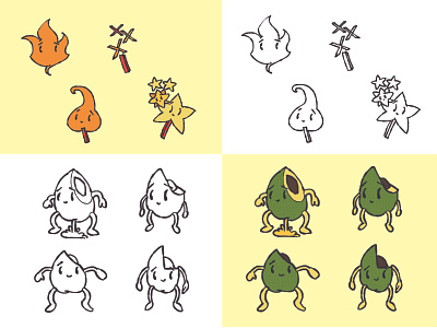 Avocado character design