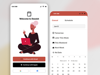DOOOIST : Todo List App app branding design graphic design ui ux