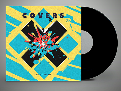 Album Cover 3 album cover cover art cubism design illustration pop art