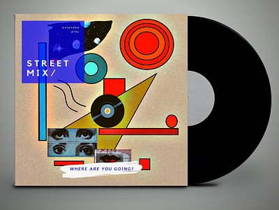 Album Cover 4 album cover cover art cubism design illustration minimal pop art