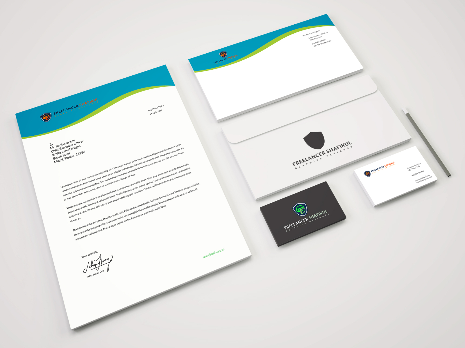 letterhead branding by Freelancer Shafikul on Dribbble