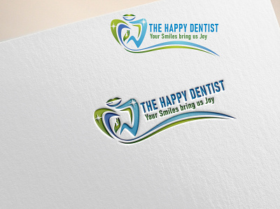 logo Design Happy Dentist book design branding design illustration logo logodesign product design typography ui web design