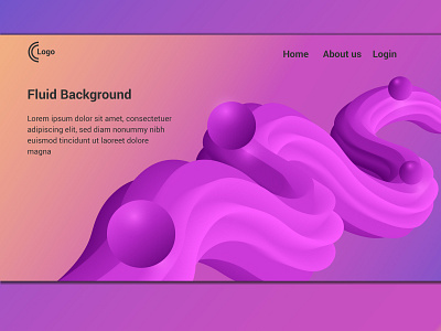 Fluid Background app background design branding fluid background illustration illustrator web site website design