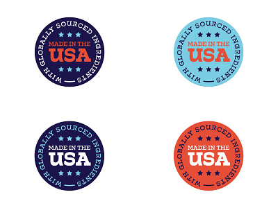 Made in the USA icon work badge branding design logo made in america made in the usa typography usa ux